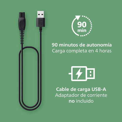 Philips Recortador Tudo em Um Série 3000, Kit 9 em 1, Aparador e Cortador de Cabelo Masculino para Rosto, Cabelo e Corpo, Barba, Lâminas Autoafiáveis Suaves com a Pele, 12 comprimentos, MG3946/15