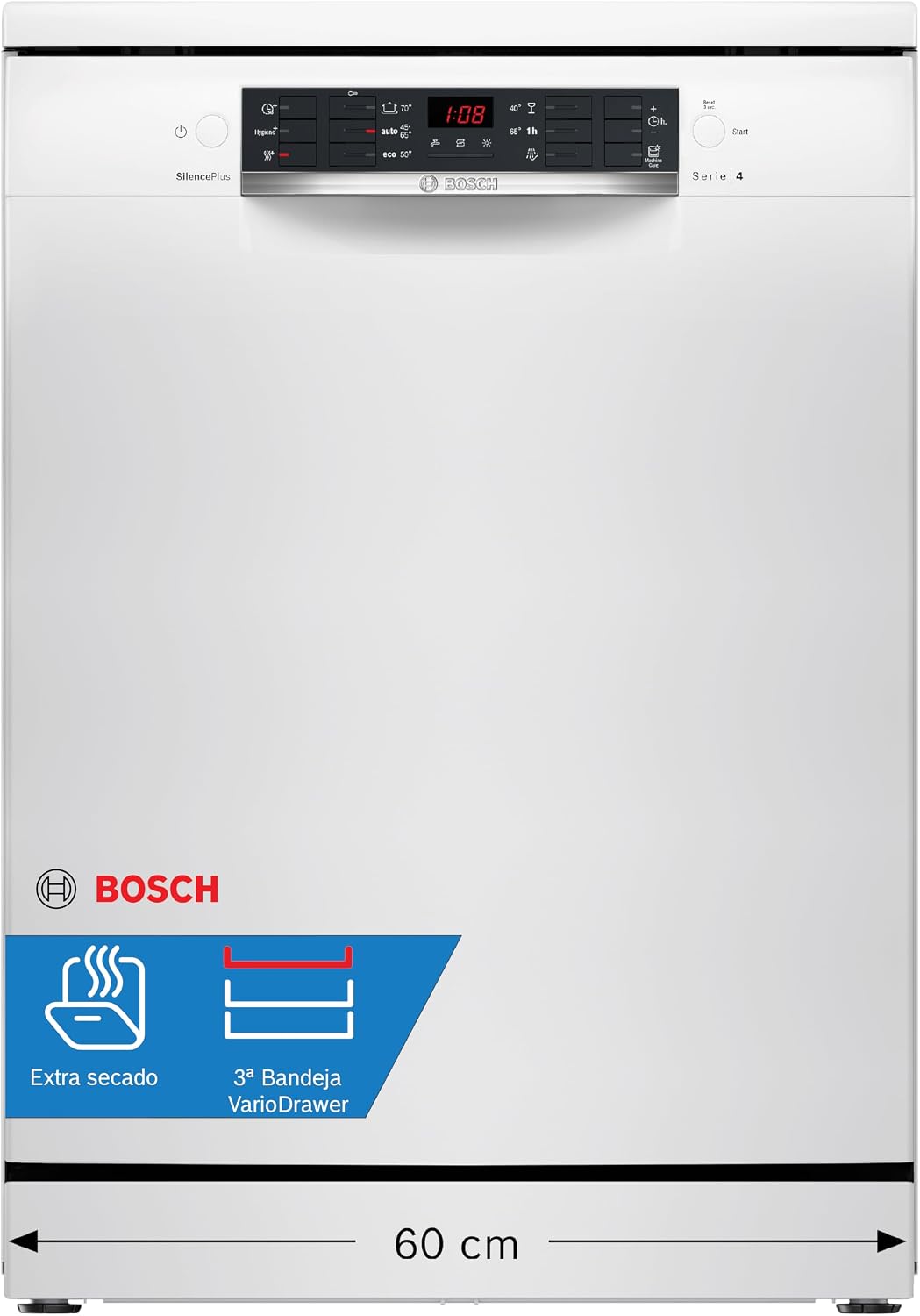 Bosch - Lava-louças de instalação livre, 60 cm de largura, 13 serviços, silencioso,
