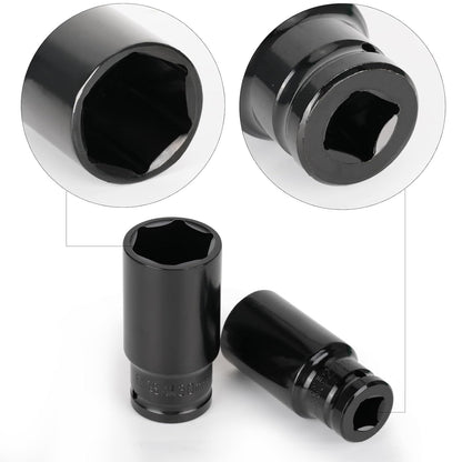 Conjunto de 15 peças Chaves de Caixa de Impacto 1/2", CR-V