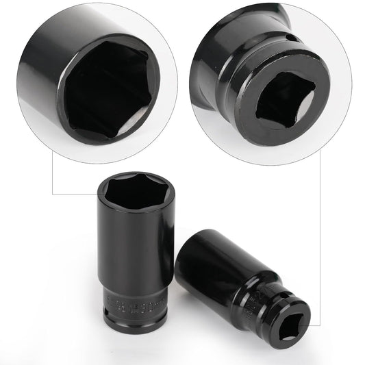 Conjunto de 15 peças Chaves de Caixa de Impacto 1/2", CR-V