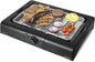 Cecotec Churrasqueira Elétrica de Mesa de Jardim PerfectSteak 4200 Way. 2400W, Grelha Inox, Temperatura e Altura Ajustável a 3 Níveis, 18/10 Aço, Cor Preto Aço