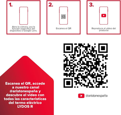 Ariston Lydos R - Termo elétrico de 80 litros,