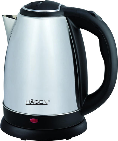 Hagen - Aço inoxidável - Chaleira elétrica - sem cabo - 1,8L HA5525-SIL-Prata