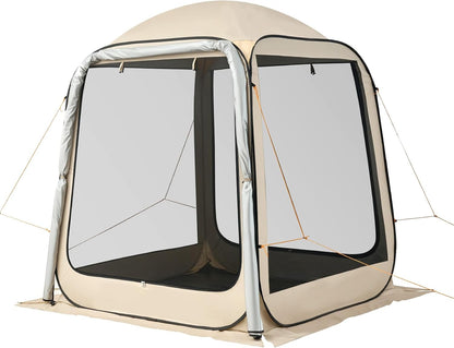 VEVOR Tenda de campanha com mosquiteira, 1825 x 1825 x 2200 mm, 4-6 pessoas, dobrável, para porta traseira SUV,