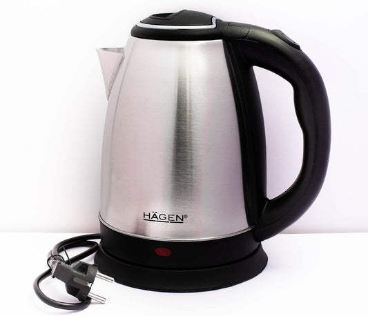 Hagen - Aço inoxidável - Chaleira elétrica - sem cabo - 1,8L HA5525-SIL-Prata