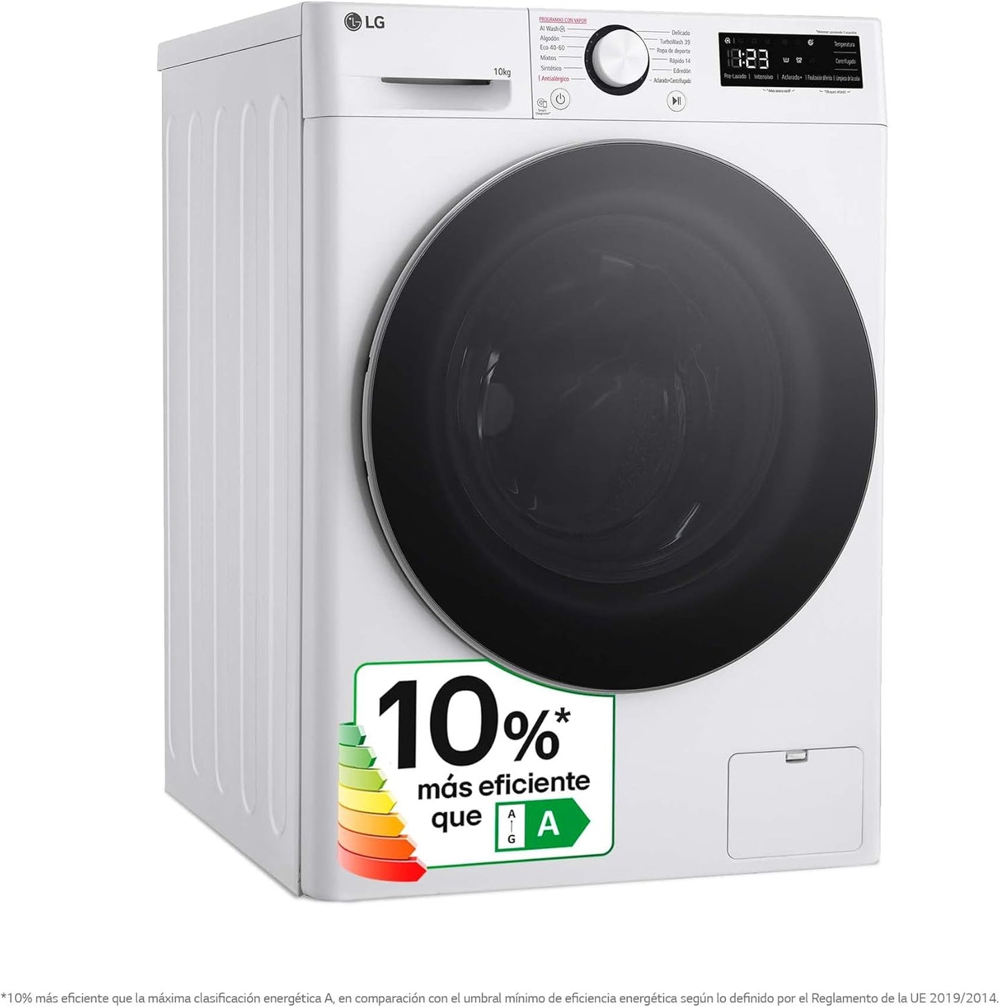 LG F4WR6010A1W - Máquina de lavar Inteligente, 10kg,