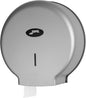 Jofel - Suporte de rolo de papel higiénico industrial grande, dispensador de papel em rolos 400 m, diâmetro 260 mm, mandril 45 - 55 mm, ideal casas de banho públicas, carcaça ABS valor AE77300 prata
