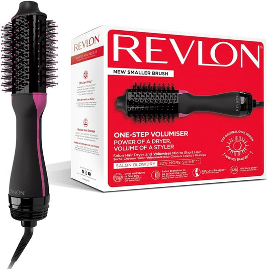 REVLON Salon One-Step Volumizer 5282 Pelo curto, Cabelo curto | One-Step, tecnologia Iónica e cerâmica, RVDR5282UKE