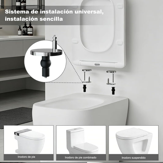 SURFOU Tampa WC universal em forma de quadrado