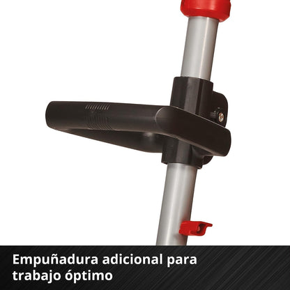 Einhell Motoazada com bateria, 18 V, Íons de Lítio, regulação de Velocidade, Lâmina escarificadora, Aderência Adicional, sem bateria nem Carregador, Cor Vermelho/Preto PXC(SEMINOVO)
