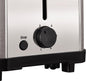 Moulinex Classic LT330D Torradeira de aço inoxidável, 2 ranhuras curtas para 2 fatias de pão, 6 posições de torrado com função Stop e bandeja de recolha, adequado para todos os tipos de pão