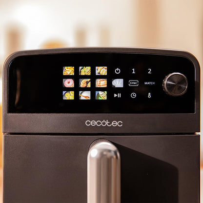 Cecotec Fritadeira de Ar de 10L com Tabuleiros Sobrepostos Cecofry DuoLevel 10000. 2400W