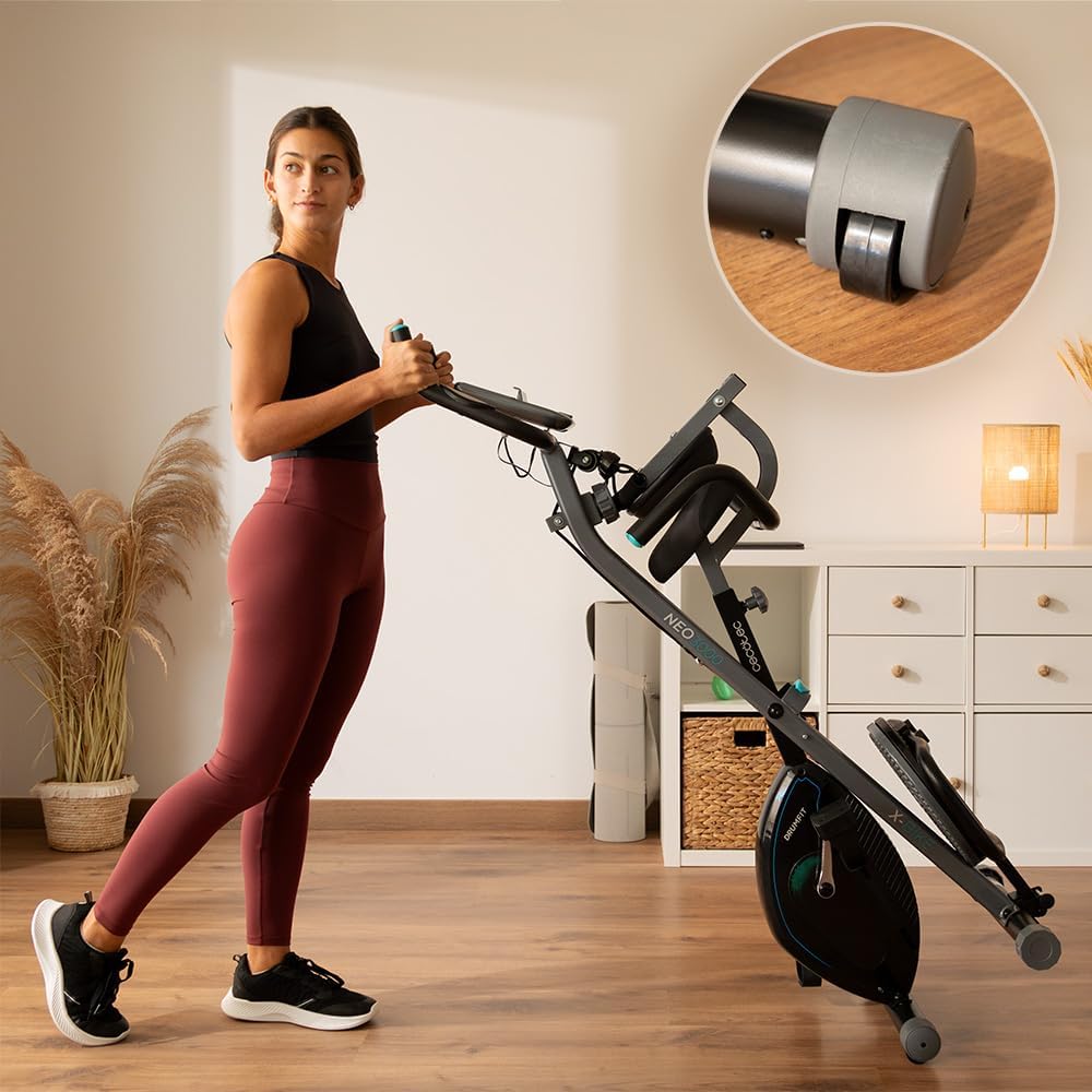 Cecotec Bicicletas Estáticas Plegables con Volante de Inercia de 1,5-2,5-3Kg.