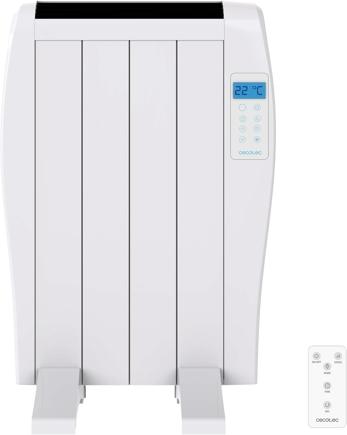 Cecotec Radiador elétrico de baixo consumo Ready Warm 800 térmico. 4 elementos