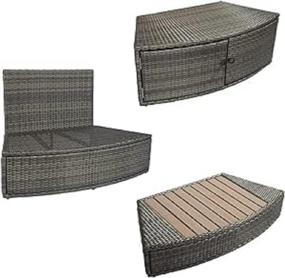 Poolstar Furniture net spa for semi-rigid Octopus spa 3 modulos