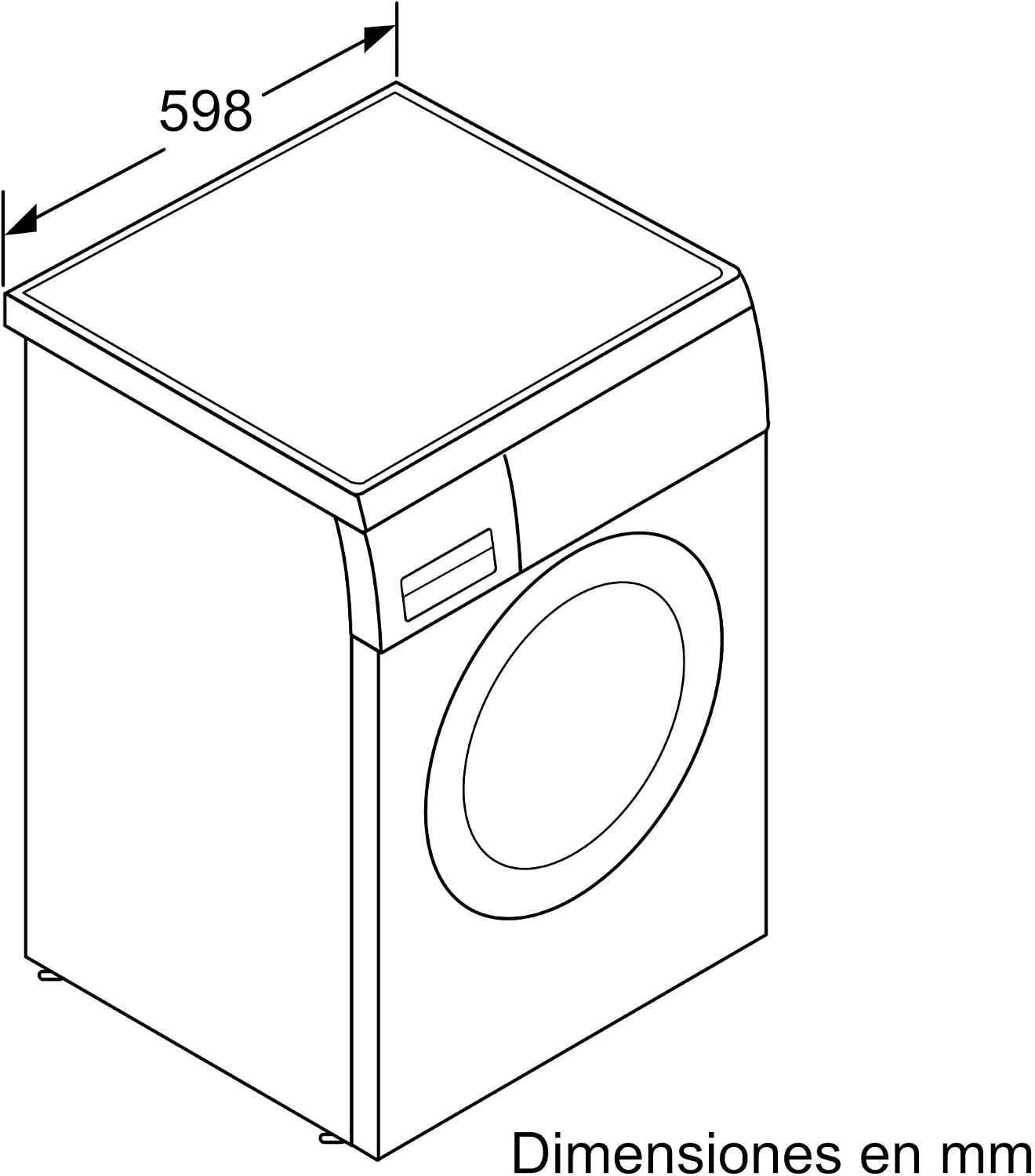Bosch Máquina de lavar roupa, instalação livre, 8 kg, série 6, EcoSilence, branco, WUU28T63ES | Cuide das suas roupas e da sua casa com o motor EcoSilence para uma lavagem discreta e eficiente. [Classe energética A]