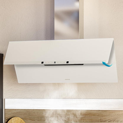 Cecotec Exaustor Decorativo 90cm Bolero Flux Dt 908010 Glass White A++