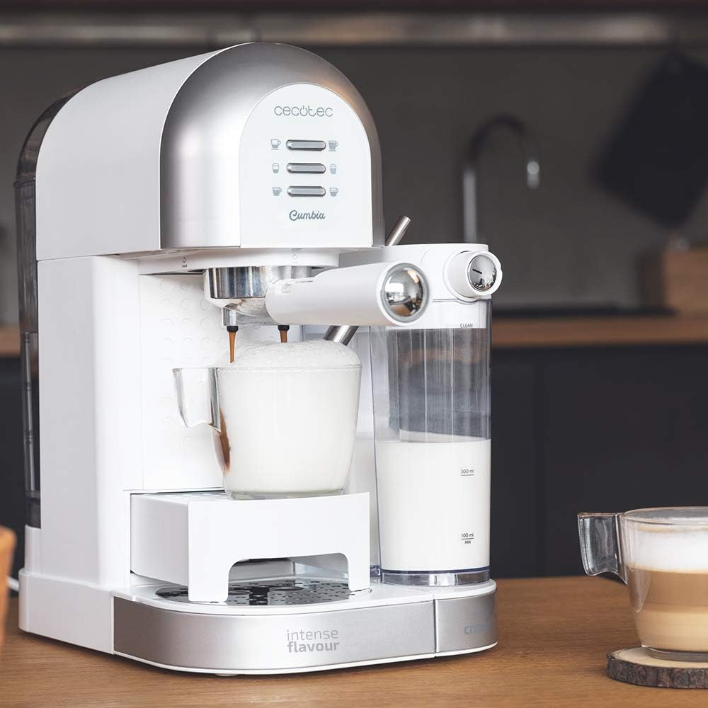 Cecotec Cafeteira semiautomática Power Instant-ccino 20 Chic série Bianca.