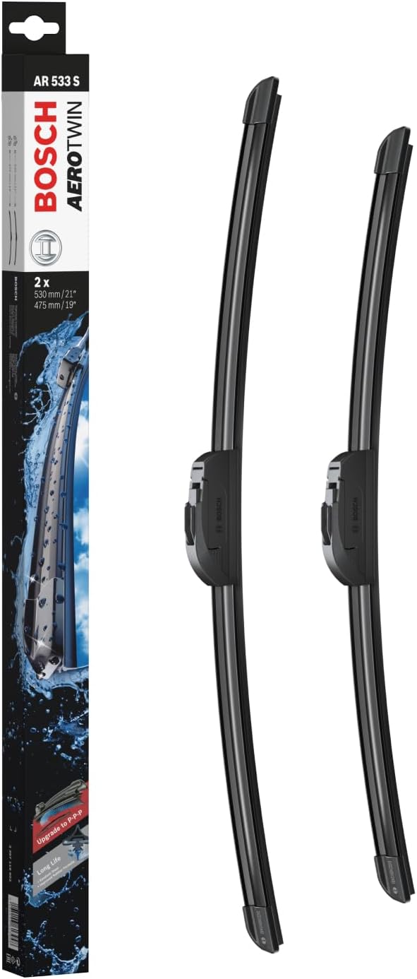 Escova limpa para-brisas Bosch Aerotwin AR533S, comprimento: 530mm/475mm – 1 conjunto para o para-brisas (frontal)