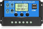 Controlador de carregamento solar PWM de 30A [Atualizado], regulador de placa solar de 12V/24V com ecrã LCD ajustável, porta USB dupla, configuração do temporizador, parâmetro automático