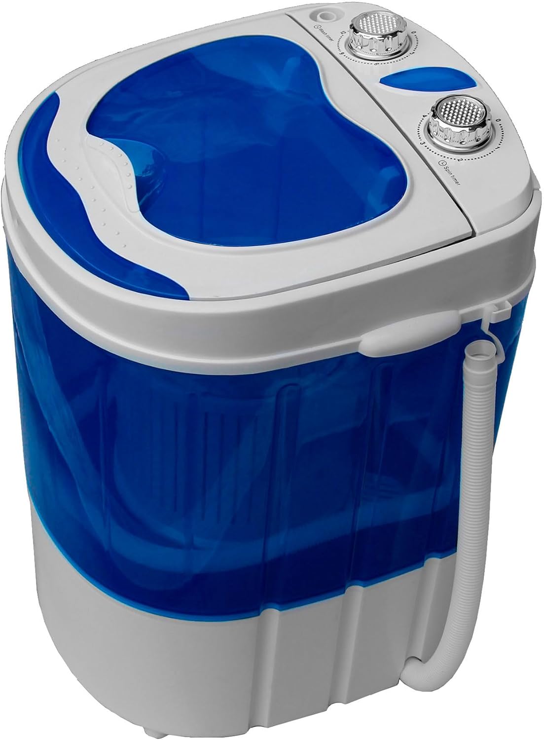 briebe Camp Mini Máquina de Lavar Portátil com Centrifugação, Camping, Capacidade de Roupa 3Kg, Ideal para Viagens, Caravanas Camper e Autocaravanas, Carga Superior, Baixo Consumo de Água e Energia [Classe energética A]