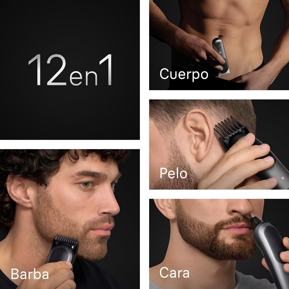 Braun Recortadora Todo En Uno Series 7 AIO7545, Kit de Estilo 12em1