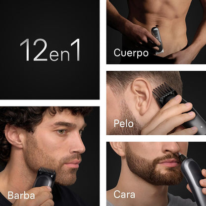 Braun Recortadora Todo En Uno Series 7 AIO7545, Kit de Estilo 12em1