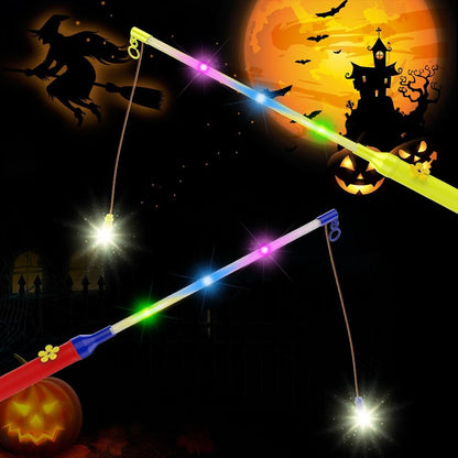 Pacote WD&CD de 4 bastões de lanterna LED multicoloridos bastão de lanterna eletrônico para festas de Halloween de St Martin varinhas fantasia