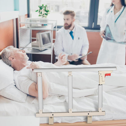 Grade de Segurança para Cama 70 × 41 cm – 3 Barras Anti-Queda para Idosos e Recuperação Pós-Cirúrgica