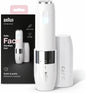 Braun Mini depiladora facial FS1000 para mulher, com luz Smartlight integrada, depiladora facial com precisão, lábio superior, queixo e bochechas, branco | Com luz Smartlight integrada, raspador de precisão
