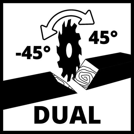 Einhell Ingletadora TC-SM 2131/1 Dual (máx. 1.800 W, 4.900 min-1, função de tração integrada