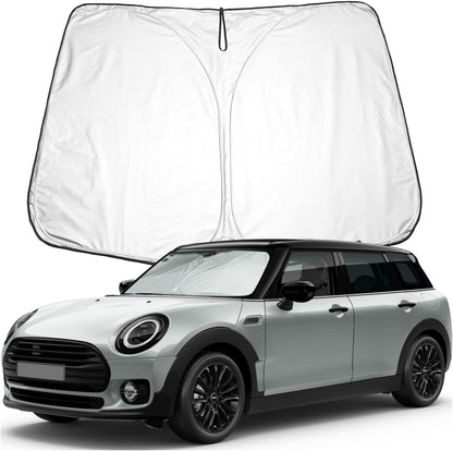 BIXUAN Mini Clubman F54 2024 para-sol compatível com BMW Mini Clubman F54 2015-2023 2024 para-brisas de carro cobertura de para-brisas para-brisas para-sol dianteiro bloqueado cobertura UV