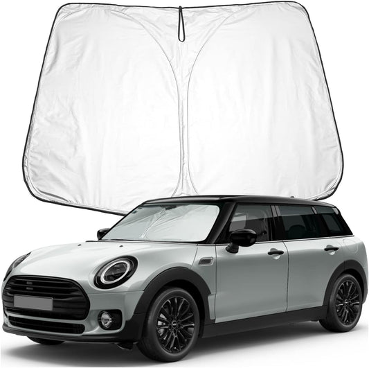 BIXUAN Mini Clubman F54 2024 para-sol compatível com BMW Mini Clubman F54 2015-2023 2024 para-brisas de carro cobertura de para-brisas para-brisas para-sol dianteiro bloqueado cobertura UV