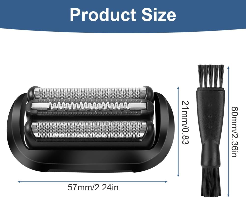 OFFCUP Braun Reposição para Máquina de Barbear Elétrica, 1PC 53B Braun Series 5/6 Reposição para Máquina de Barbear