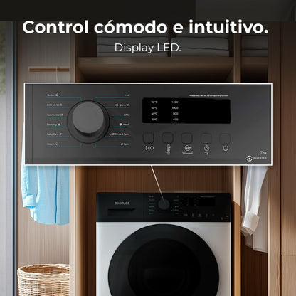 Cecotec Máquina de Lavar e Secar Combinada de 7 Kg