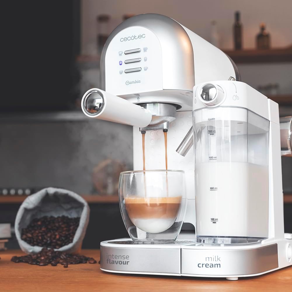 Cecotec Cafeteira semiautomática Power Instant-ccino 20 Chic série Bianca.