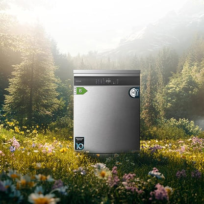 Cecotec Máquina de Lavar Loiça 60 cm Bolero Aguazero 6800 Inox A. 14 Talheres, Baixo Consumo, Motor Inverter Plus Duo, 8 Programas, Lavagem Automática, Limpeza a Vapor, Limpeza Interior e Meia Carga.