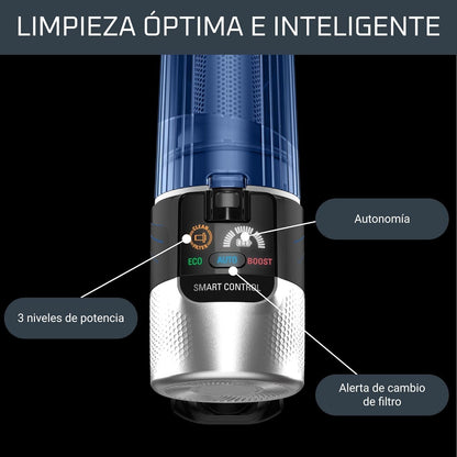 Rowenta Xforce Flex 9.60 Aqua RH20C2 – Aspiradora escoba sem fio de 250 W de potência, aspira e lava, função 4 em 1, chão, sofá, parede, tecnologia Flex, inclui acessórios