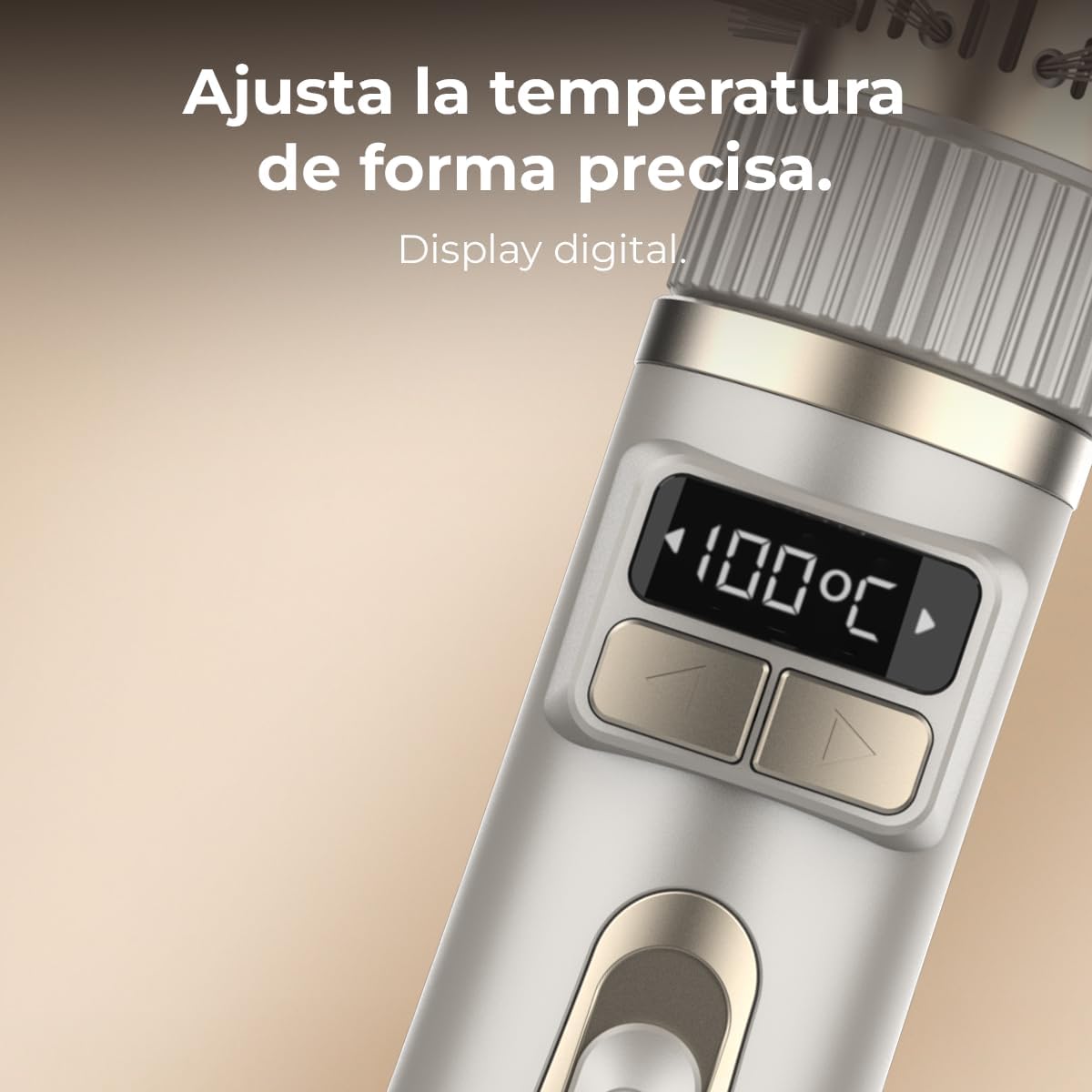 Cecotec Escova de ar com 2 cabeças CeramicCare 2 em 1 Gyro. 1000 W,