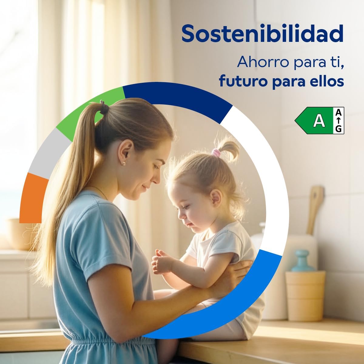 Balay - Máquina de lavar, 7 kg, Carregamento frontal, Função Pausa + Carregamento, Programa rápido, Programação diferida, 1200 r.p.m., Branco, 3TS273BA [Classe energética A]