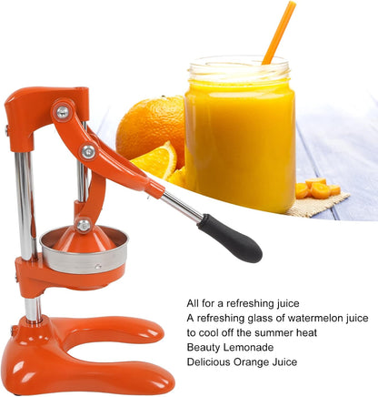 Espremedor manual de laranjas, espremedor de citrinos de aço inoxidável, espremedor de laranja de alta resistência, espremedor manual de laranja (laranja)
