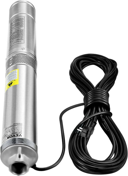 VEVOR Bomba de poço profundo motor de 750 W bomba