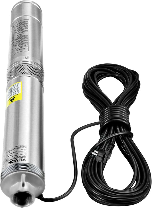 VEVOR Bomba de poço profundo motor de 750 W bomba
