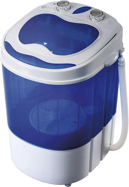 briebe Camp Mini Máquina de Lavar Portátil com Centrifugação, Camping, Capacidade de Roupa 3Kg, Ideal para Viagens, Caravanas Camper e Autocaravanas, Carga Superior, Baixo Consumo de Água e Energia [Classe energética A]