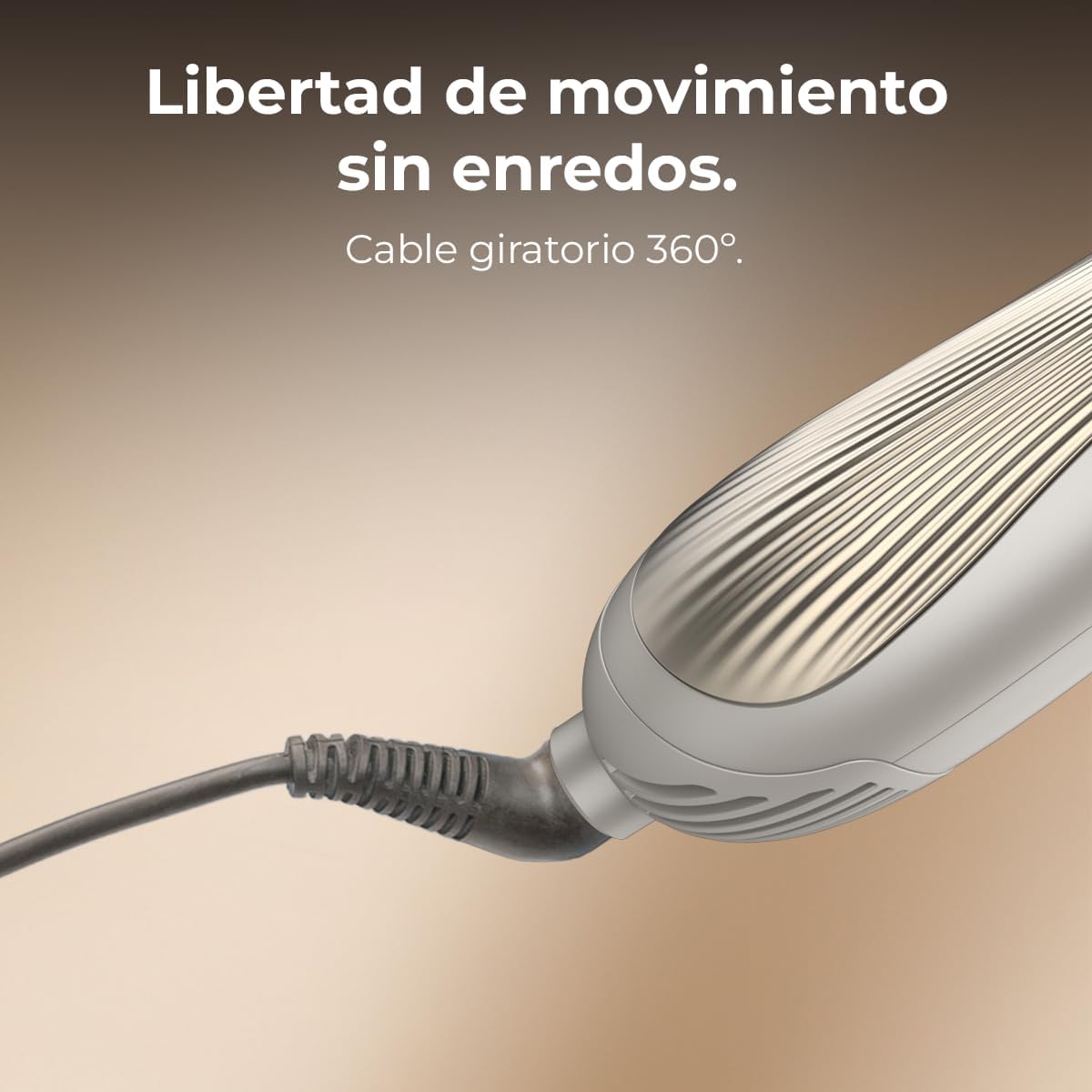 Cecotec Escova de ar com 2 cabeças CeramicCare 2 em 1 Gyro. 1000 W,