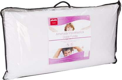 Pikolin Home Almofada de viscoelástica, com capa dupla, firmeza média