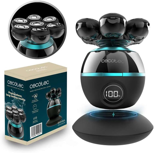 Cecotec Máquina de Barbear de Cabeça Sem Fios Bamba PrecisionCare Skull.
