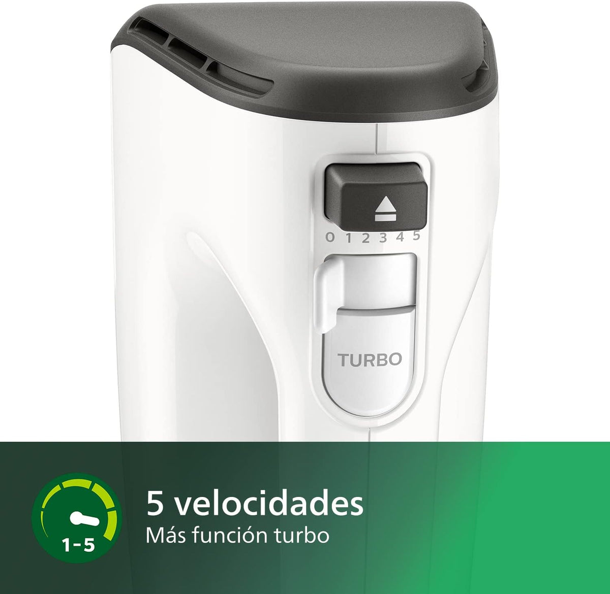 Philips Série 5000 Liquidificadora - Motor de 450 W, 5 Velocidades e Turbo, Mistura Forte e Eficaz, Copo de Forma Cónica, Fácil Expulsão, Cinzento Caxemira (HR3741/00)