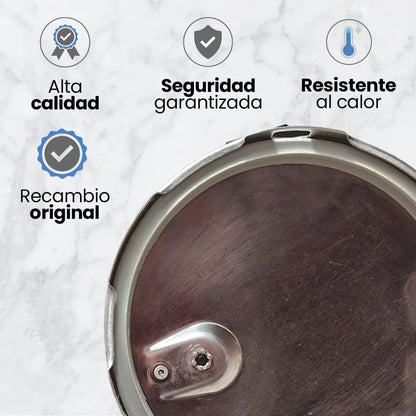 Fagor Substituição de Borracha Panela de Pressão M18804555 Compatível com Panela de Pressão Fagor com Diâmetro Interior de 25 Centímetros | Silicone, Ø25 cm, Cinzento