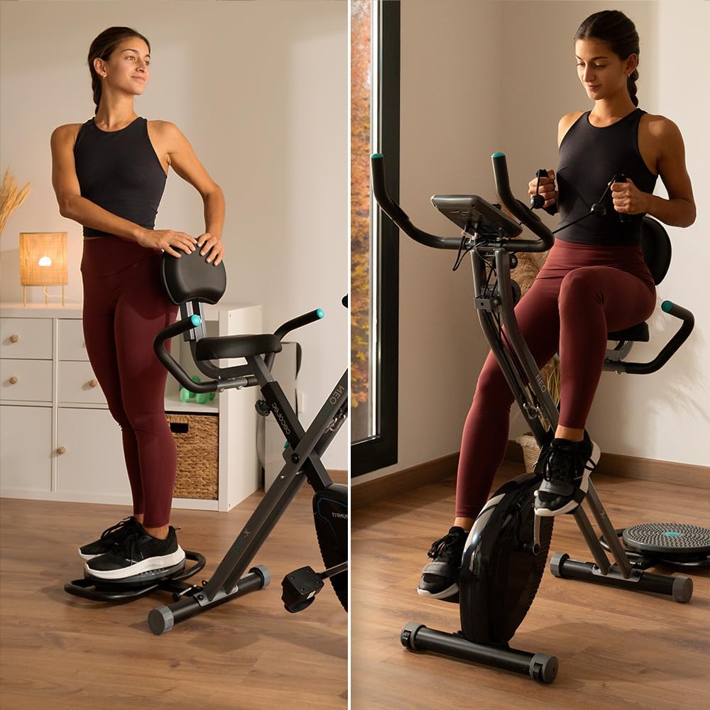 Cecotec Bicicletas Estáticas Plegables con Volante de Inercia de 1,5-2,5-3Kg.
